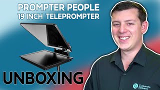 Prompter People 19 Inch Teleprompter Unboxing  Corporate Streams [upl. by Niatsirk]