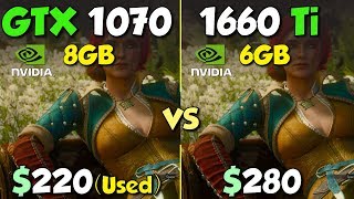 GTX 1070 vs GTX 1660 Ti Test w New Drivers [upl. by Komsa]