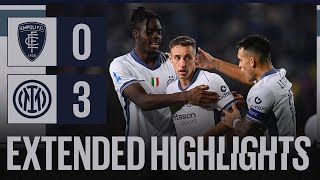 MERCOLEDÌ SERA CON 3 PUNTI 🚀  EMPOLI 03 INTER  EXTENDED HIGHLIGHTS 📺⚫🔵 [upl. by Yenahteb865]