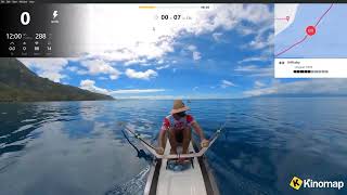 Rowing on Domyos 500B using Kinomap see description for details [upl. by Amled]