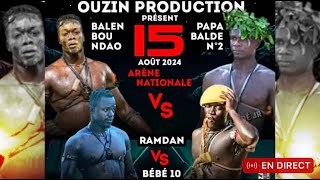 En direct Arène Nationale Grand Combat Baleine bou Ndaw vs Papa Baldé [upl. by Eirotal626]