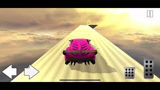 MEGA RAMP CAR STUNT IMPOSSIBLE game play 😱🌍😱 [upl. by Joya946]