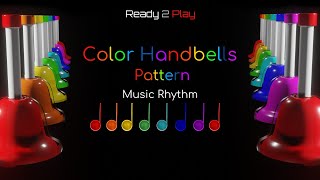 Handbells Color  Rhythm Pattern Notation [upl. by Leiand]