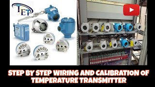 Temprature transmitter  measurement and calibration  working principle wiring connection [upl. by Arved]