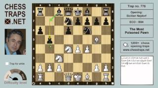 Sicilian Najdorf  The Most Poisoned Pawn trap no 778 [upl. by Refinne]