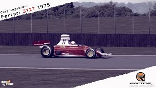 rFactor 1975 Ferrari 312T Clay Regazzoni at Silverstone Real Onboard Cam [upl. by Septima]