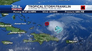 Tracking The Tropics Tropical Storm Franklin update [upl. by Atwood]