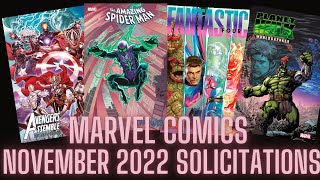 Marvel Comics November 2022 Solicitations Analysis Review Reaction [upl. by Ahseinod]