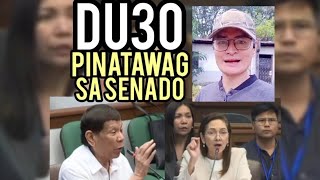 DUTERTE IPINATAWAG SA SENADO DU30 the best President [upl. by Yeruoc]