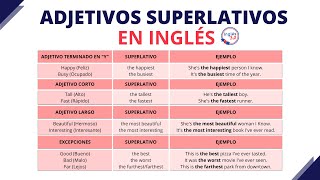 Adjetivos superlativos en inglés [upl. by Salvidor]