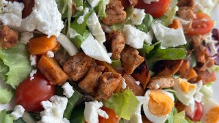 Édesburgonyáscsirkésfetás saláta Könnyű Ebédötlet 🥗🍠Desszerteske by Alexandra főzés fyp ebéd [upl. by Otnicaj547]