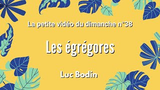 LES ÉGRÉGORES  La petite vidéo du dimanche n°38 [upl. by Aiykan734]