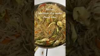 Cornstarch stick noodles pansit bihon noodles pansitbihon filipinofood [upl. by Nnaacissej343]