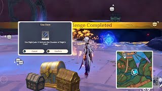 Nights Trial amp 5 Chest Location Genshin Impact [upl. by Anica606]