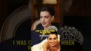 Anne Hathaway Recalls Her Experience as Amelia in Princess Diaries 👑 AnneHathaway shorts [upl. by Rafa]