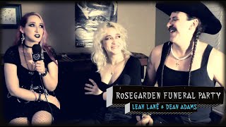 Interview with Rosegarden Funeral Partys Leah Lane and Dean Adams [upl. by Ellehcer]