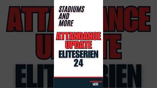 Best and Worst stadium fill rate Trends as of November 6th  ELITESERIEN [upl. by Ardis585]