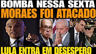 BOMBA MORAES ACABA DE SER ATACADO LULA ENTRA EM DESESPERO BOLSONARO RASGA O VERBO CONTRA MORAES [upl. by Memory]