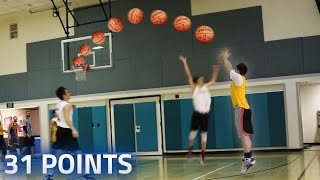 OMG I SCORED 31 POINTS BASKETBALL SEASON [upl. by Eiralc761]