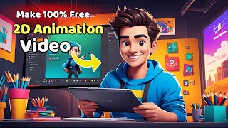 Cartoon Video Kaise Banaye  How To Make 2D Cartoon Animation Video  animation video kaise banaye [upl. by Veradia]