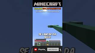 Tutorial Encantamentos  Correnteza no Tridente minecraft [upl. by Gnemgnok]