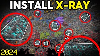 How to Install XRAY Texture Pack in Minecraft 2024 [upl. by Llezniuq]