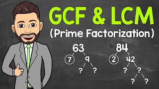 How to Find the GCF and LCM using Prime Factorization  Math with Mr J [upl. by Rexford519]