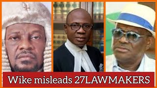 AFFIDAVIT OF PRO WIKE LAWMAKERS DEFECTION TO APC BINDING  SENIOR ADVOCATE CONFIRMS [upl. by Mariken]