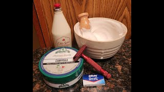 SOTD Stirling Campania  Rockwell 6S Razor  Wilkinson Sword Blades  Old Spice Aftershave [upl. by Olinde]