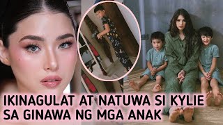 IKINAGULAT NI KYLIE PADILLA ANG GINAWA NG MGA ANAK [upl. by Anaujait]