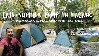 2023 Late Summer Camp Nagano Japan  side trip to Kamikochi [upl. by Adnael]