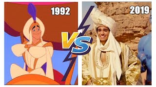 ALLADIN before and now Side by side comparison quotPrince Ali songquot HD [upl. by Eneladgam285]