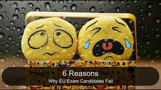 6 Reasons Why EPSO Exam Candidates Fail [upl. by Castor]