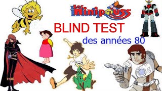 Blind Test  Dessins animés des Années 80 [upl. by Warfeld496]