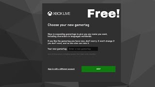 How to Change Your Xbox Gamer tag Free 2nd Time [upl. by Aiehtela]