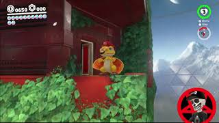 Super Mario Odyssey Guide Wooded Kingdom Power Moon  46 [upl. by Novla345]