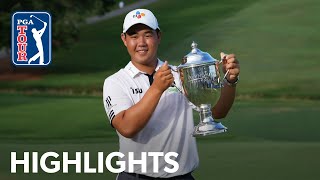 Highlights  Round 4  Wyndham Championship  2022 [upl. by Edbert]