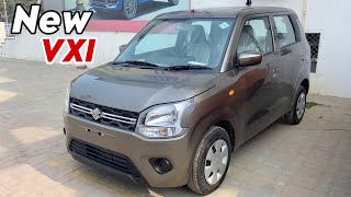 NEW WAGON R VXI 2024 SECOND BASE MODEL  MARUTI SUZUKI WAGONR VXI 2024 GREY COLOUR REVIEW [upl. by Lewendal]