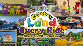 Every Ride Show and Attraction in CBeebies Land Alton Towers May 2022 4K [upl. by Holsworth]