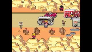 EarthBound Walkthrough  Dusty Dunes Desert amp Fourside [upl. by Annam584]