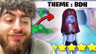 J’AI GAGNÉ UN DEFILÉ DE MODE SUR ROBLOX 💀 cest le pire défilé DRESS TO IMPRESS [upl. by Salomone]