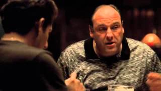 Tony and cousin TBlundetto joking with Christopher  The Sopranos HD [upl. by Adyl913]