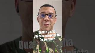 QUANTO GANHA UM CABO ESPECIALISTA DO EXÉRCITO  Mostrei o meu contracheque [upl. by Liza837]