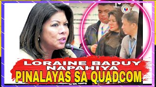 BADOY NAPAHIYA KINALADK4D NG QUADCOM PALABAS NG HEARING [upl. by Ennayoj269]