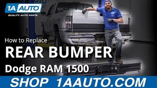 How to Replace Rear Bumper 9402 Dodge RAM 1500 [upl. by Neeluj866]