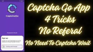 Captcha Go App Captcha Typing Work From Home  Captcha Typing Job in Mobile  New Earning App Today [upl. by Battat]