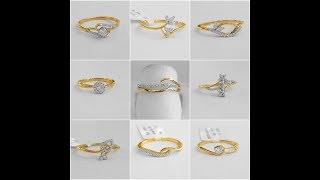 Latest 40 Diamond Finger Rings Catalogue with Price [upl. by Jarita]