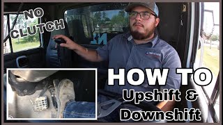 how to upshift and downshift without the clutch floating gears [upl. by Hayden]