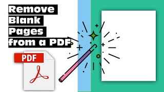 How to Quickly Remove Blank Pages from a PDF  Save Paper [upl. by Hiller514]