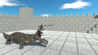 NEW UNIT PURUSSAURUS Crushing Bite in Ancient Castle vs ALL UNITS Animal Revolt Battle Simulator [upl. by Airekahs379]